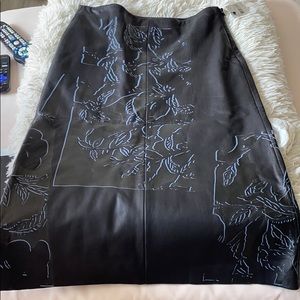 Vintage DKNY JEANS LEATHER SKIRT